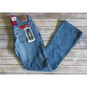 Levi's Jeans Womens 2 x 31 Blue Stretch Denim 515 Nouveau Boot Cut Low Rise